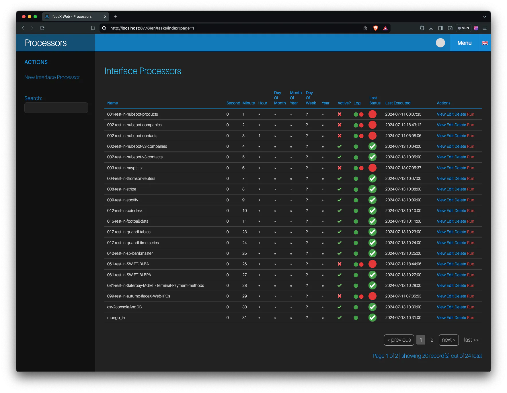 autumo ifaceX Operations